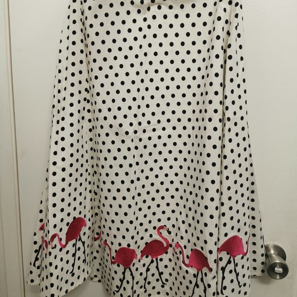 Collectif 50s flamingo swing skirt - Picture 7 of 7